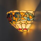 Brilagi tiffany vitražna zidna svetiljka luisa 1xE27/40W/230V | Eponuda.com
