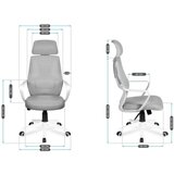  Uredska stolica Mark Adler MA-Manager 2.8 Bijela Siva | shoptok.hr
