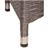 Garden Pleasure Temno siv vrtni fotelj iz umetnega ratana Braga - | Shoptok.si