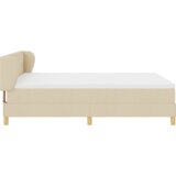 Box Spring krevet s madracem u krem boji 140x200 cm tkanina | shoptok.hr