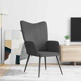  Stolica za opuštanje tamnosiva od tkanine | shoptok.hr