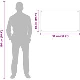  Kuhinjska zaštita Crna 90 x 50 x 0.8 cm | shoptok.hr