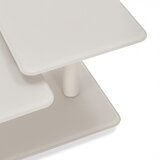 Marckeric Krem stakleni stolić za kavu 54x115 cm Elvi – | shoptok.hr