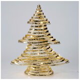  LED Božićna dekoracija 30xLED/3xAA 40 cm topla bela jelka/zlatna | Eponuda.com