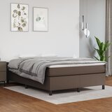  Okvir za krevet s oprugom smeđi 140x190 cm od umjetne kože | Eponuda.ba