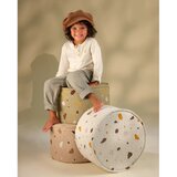 Wigiwama Bel otroški tabure iz tkanine bouclé/iz šenilje Terrazzo – | Shoptok.si