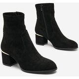 Resti Black women's low stiletto boots Rejerra | Shoptok.si