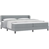  Krevet s opruga kutije Svjetlosiva 200 x 200 cm tkanina | shoptok.hr