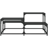  Stolić za kavu crni 87,5x87,5x40 cm od konstruiranog drva | Eponuda.ba