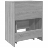  Toaletni stolić sa stolcem siva boja hrasta 60 x 40 x 113,5 cm | shoptok.hr