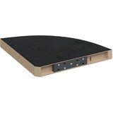  Plutajuće kutne police 4 kom sjajne crne 35 x 35 x 3,8 cm MDF | shoptok.hr