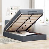 vidaXL Okvir za krevet s madraca tamnosivi 120x190 cm baršunasti | shoptok.hr