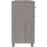  Komoda HAMAR svjetlosiva 113 x 40 x 80 cm od masivne borovine | shoptok.hr