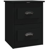  Zidni noćni ormarići 2 kom Crna 41,5x36x53 cm | shoptok.hr