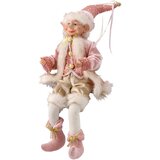 Festa Ralphie, novogodišnja dekoracija, patuljak, roze, 43cm | Eponuda.com