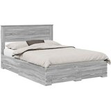  Krevetna konstrukcija s ladicama Siva Sonoma 140 x 190 cm | shoptok.hr