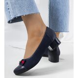 Gemre Navy blue lace pumps Seema | ePonuda.com