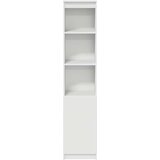  Visoka ploča bijela 37,5x35x180 cm izrađeno drvo | shoptok.hr