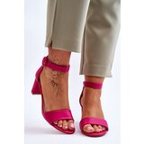 PE1 Women's Sandals On Heel Fuchsia Lexi | shoptok.hr