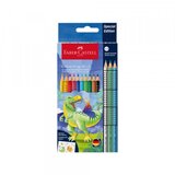 Faber-Castell Faber Castell 201545 GRIP 1/10 Dinosaurus+3 Sparkle Drvene bojice ( J087 ) | ePonuda.com