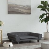 vidaXL Pasja postelja temno siva 70x48x22 cm žamet Cene