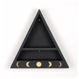 Hanah home Cry001-S Black Wall Shelf | ePonuda.com