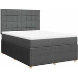  Okvir kreveta s oprugama i madrac svjetlosivi 160x200cm tkanina | shoptok.hr