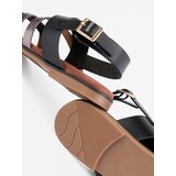 Sergio Leone s black sandals with silver straps | ePonuda.com