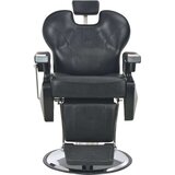 Brijačka stolica od umjetne kože crna 72 x 68 x 98 cm | shoptok.hr