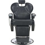  Frizerski stol iz umetnega usnja 72x68x98 cm črn - - črna - 57.2 - 2025- | Shoptok.si