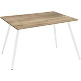 MID.YOU Pisalna Miza Salia, Bela, Barva Hrasta, 110x50cm | Shoptok.si