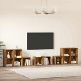  Set TV stalka Zidne 8 pcs Staro drvo Konstruirano drvo | shoptok.hr