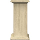  Stalak za izložbu s spremištem boja hrasta 31x30x60 cm drveni | shoptok.hr