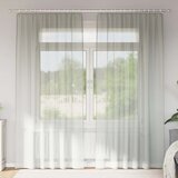Voile zavjese s džepovima za šipke 2 kom svijetlo sive | shoptok.hr