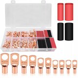 Rosfix Set Konektorjev Očkov 6–35 mm² – Medenina, Termokrčljive Cevke 9 In 13 Mm, 130 Kos | Izolacija, Avto, PV, (5000243689) Cene