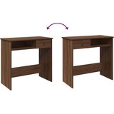 vidaXL Radni stol boja smeđeg hrast 80x40x75 cm od konstruiranog drvo | shoptok.hr
