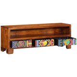TV ormarić Višebojni 110x30x40 puno drvo bagrem | Eponuda.com