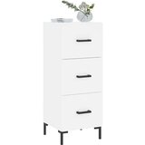 vidaXL Komoda bijela 34 5 x 34 x 90 cm od konstruiranog drva | shoptok.hr