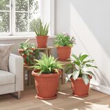  Saksije za biljke 24 pcs Crvena cigla Ø 39 x 32 cm Plastika | shoptok.hr