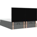  Okvir kreveta s madracima tamnosivi 180x200cm tkanine | shoptok.hr