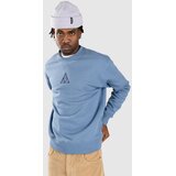Huf Set Triple Triangle Crewneck Pulover slate blue Cene