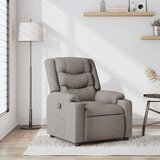 vidaXL Naslonjač od tkanine smeđesivi | shoptok.hr