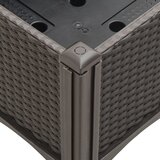  Vrtna sadilica s rešetkom smeđa 160 x 120 x 142 cm PP | shoptok.hr