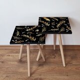 Hanah home set klub stočića 2Shp382, 2 komada, Crni | ePonuda.com