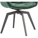 Livetastic NASLANJAČ, les, kovina, tekstil črna, temno zelena | Shoptok.si