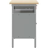  Radni stol s ladicama s policom Crvena i siva 100 x 55 x 85 cm | shoptok.hr