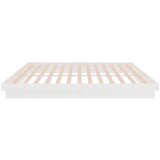 Okvir za krevet od masivne borovine bijeli 150 x 200 cm king | shoptok.hr