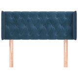  Uzglavlje s ušima tamnoplavo 103x16x78/88 cm baršunasto | shoptok.hr
