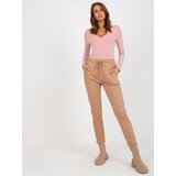 RELEVANCE Sweatpants-RV-DR-8369.89P-camel | Shoptok.si