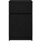 vidaXL Nočna omarica 2 kosa črna 39x35x65 cm inženirski les | Shoptok.si